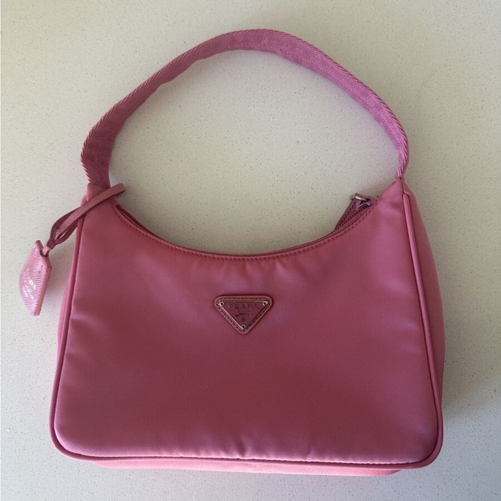 Prada re edition nylon pink bag